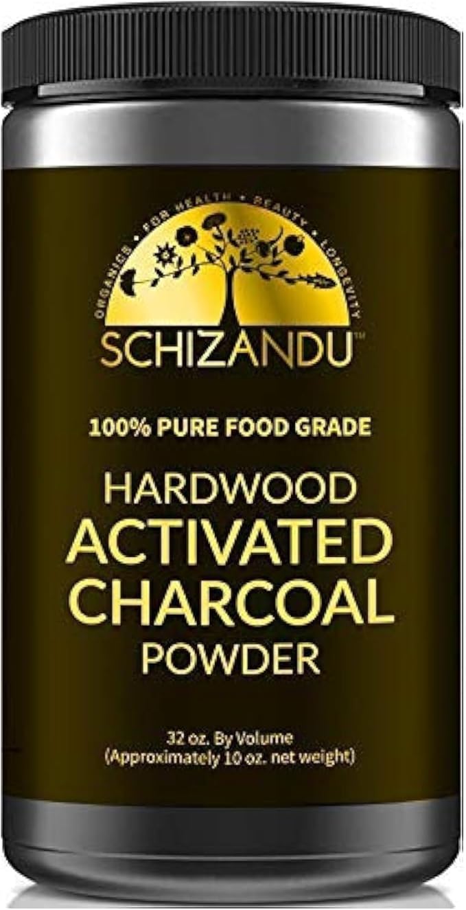 Activated Hardwood Charcoal Powder | Supports Skin, Body, Oral Health, Teeth Whitening | Dietary Supplement