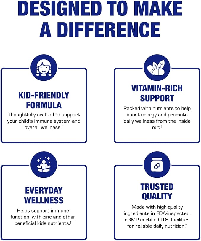 25-in-1 Kids Chewable Multivitamin - Clinically Formulated Kids Multivitamin with Iron Magnesium Vitamins A B Complex C D E Antioxidant Rich Fruit Extracts & More - Made in The USA - 1 Month Supply