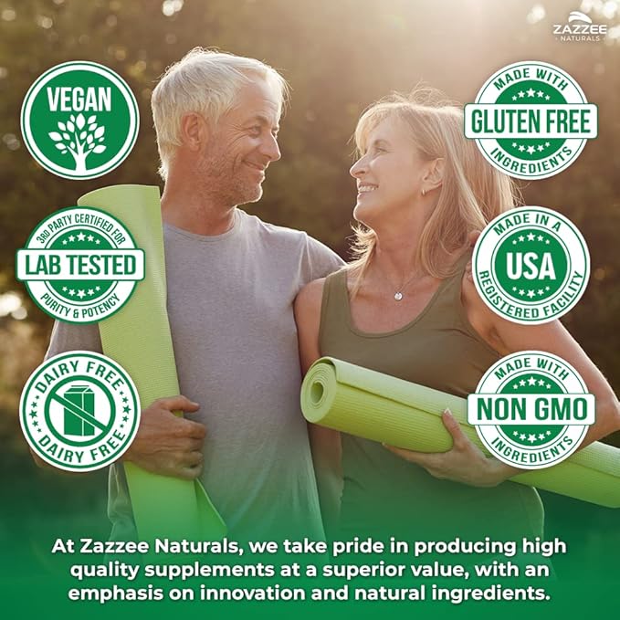 Zazzee USDA Organic Blueberry 10:1 Extract, 5000 mg Strength, 120 Vegan Capsules, 4 Month Supply, Concentrated and Standardized 10X Whole Fruit Extract, 100% Vegetarian, Non-GMO, Made in The USA