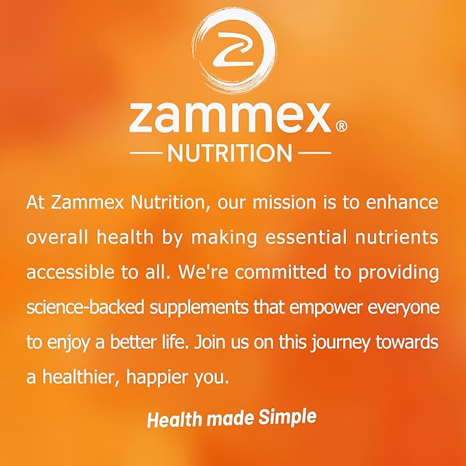 Zammex 100% Grass-Fed Beef Bone Broth Protein Powder, 20G Protein, Hydrolyzed Collagen Peptides Type 1&3, Supports Healthy Skin, Nails, Hair, Joints, Non-GMO, Gluten Free, Paleo & Keto Friendly