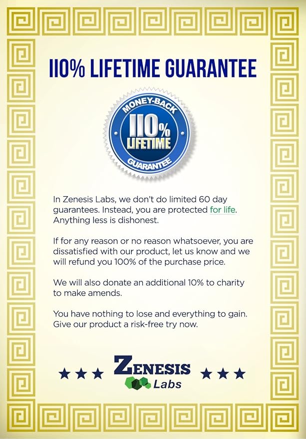 Zenesis Labs Acetyl L-Carnitine with Alpha Lipoic Acid Bulk 3-Bottle, 270 Capsule Supply (90 Capsules/Bottle)