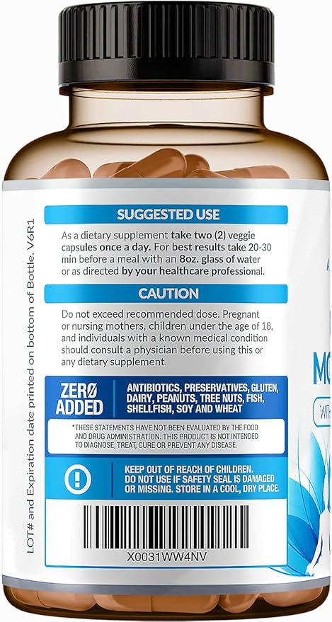 28 in 1 Calm Mood Support Supplement- Natural Happy Pills for Occasional Anxiousness & Stress, Worry feelings, Relaxation, Mental Clarity | Max Sleep & Mood Support for Women & Men|120 Vegan Capsules