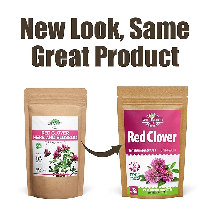 4 oz. Red Clover Tea Red Clover Herb Dried Blossom Flower Petals (Trifolium Pratense) - 113g Dried Cut Herb Bulk Herbal Tea Trebol Rojo