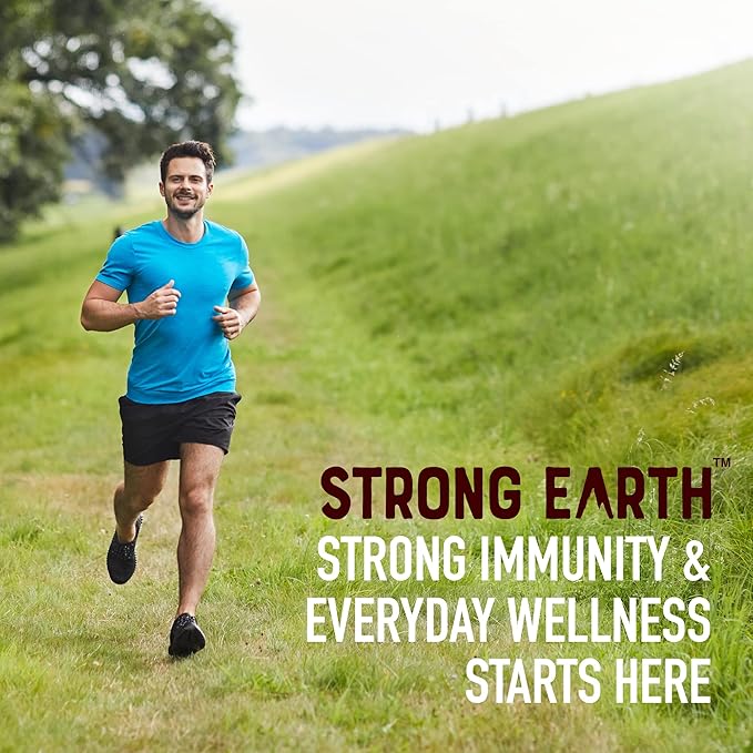 YUM-V'S Strong Earth Organic Vitamin D3 Gummies for Adults, (2000 iu Vitamin D 3 per Serving - 60 Count) for Bone & Immune Support, Vegan Chewable - Strawberry/Raspberry (60 Count)