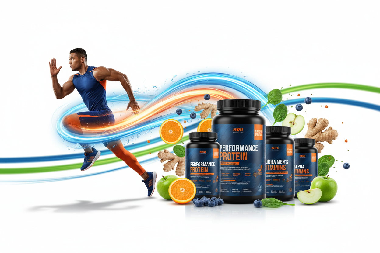 Boost Your Performance: Sports Nutrition, Endurance & Energy, Men Vitamins