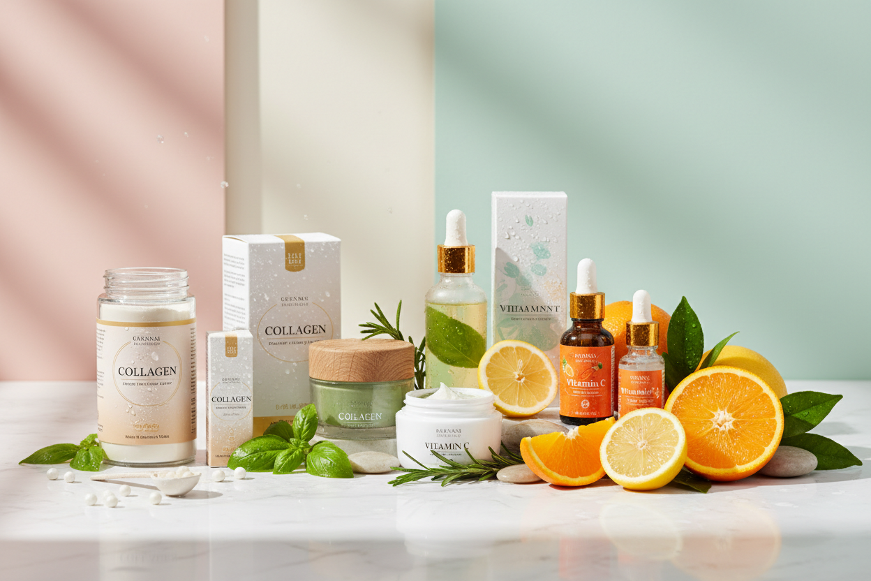 Glow From Within: Collagen, Organic Care & Vitamin C