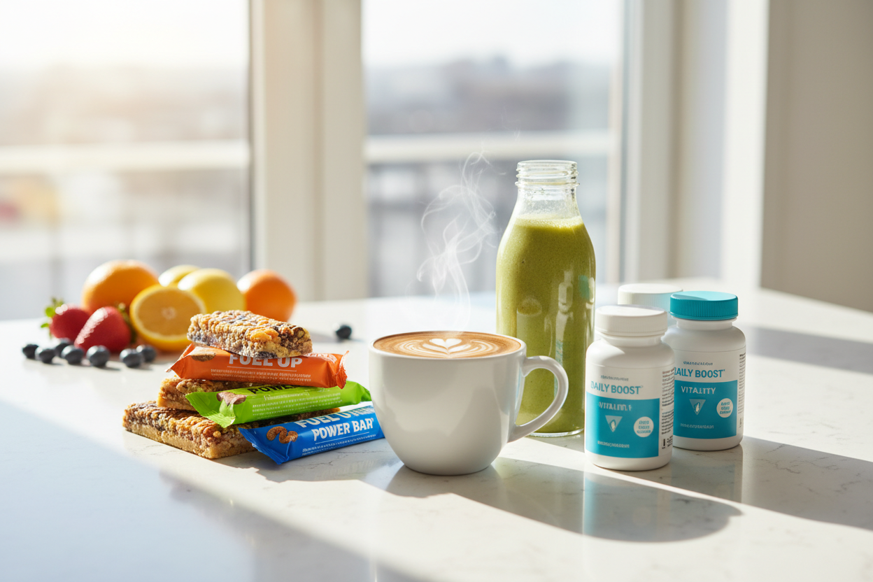 Power Up Your Morning: Coffee, Nutrition Bars & Vitamins for Teens