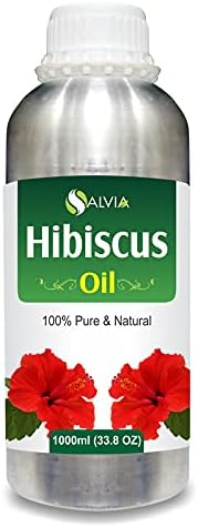 Bulk Hibiscus (Hibiscus sabdariffa L) Essential Oil 100% Pure & Natural Undiluted Unrefined Uncut Organic Standard Oil Therapeutic Grade Oil Aromatherapy Bulk Oil 1000ml/33.8fl oz