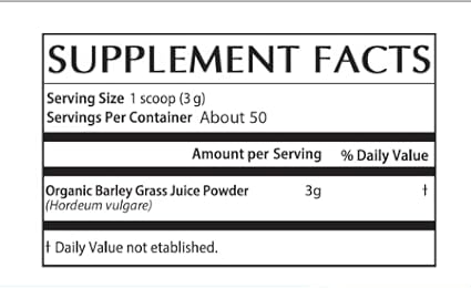 Organic Barley Grass Juice Powder– Utah Grown Raw Barley Grass Juice Extract & Green Juice Powder for Detox- Complements Wheatgrass Juice- Made to EverRaw® Standard with BioActive Dehydration™- 5.3 oz