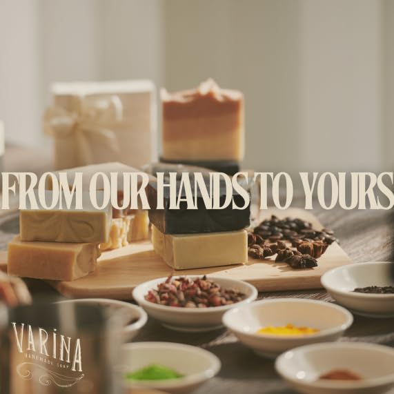 Varina Natural Lavender Fusion Bar Soap - Gentle Cleansing for Sensitive Skin, Herbal and Mint - 3 Pack