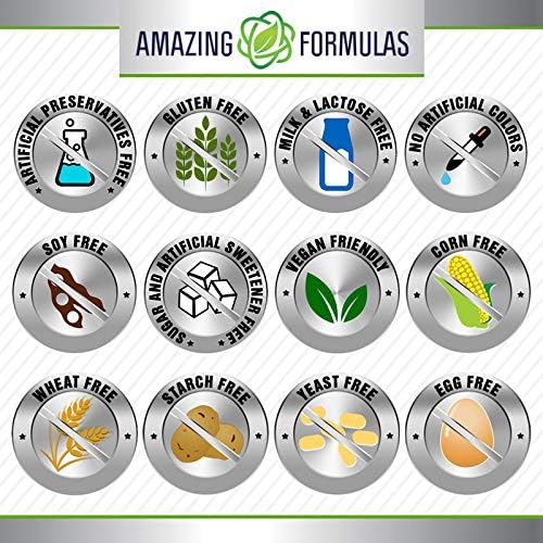 Amazing Formulas Grapeseed Extract Supplement | 100 Mg Per Serving | 120 Veggie Capsules | Non-GMO | Gluten-Free | Made in USA