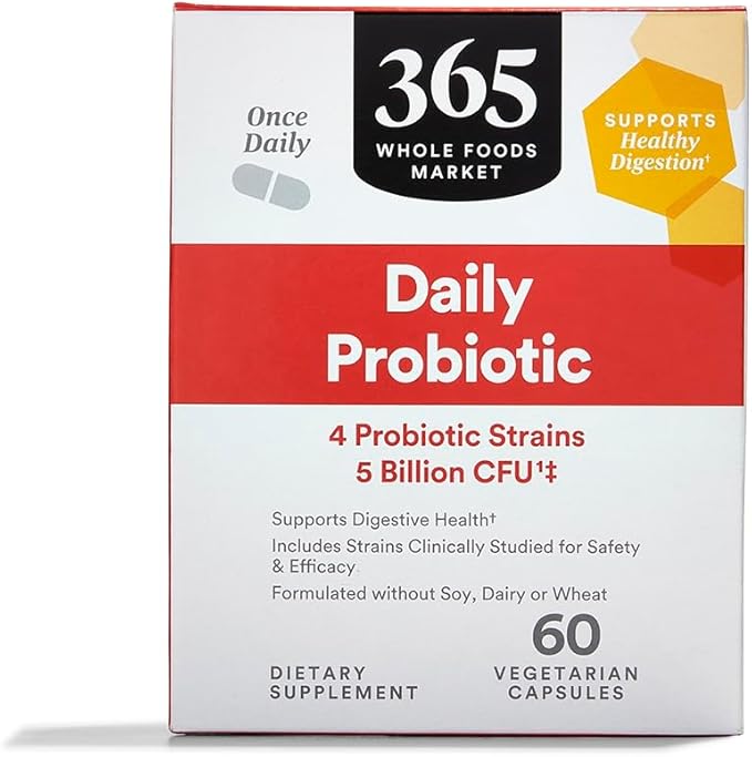 365 by Whole Foods Market, Daily Probiotic 5 Billion CFU, 60 ct