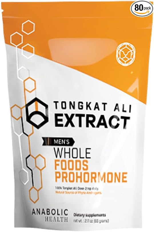 Yellow Tongkat Ali Extract (Eurycoma Longifolia) – Natural Testosterone & Vitality Support, Enhances Energy, Stamina, Muscle Growth & Performance – 80 Capsules