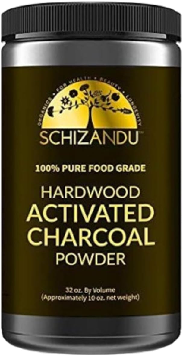 Activated Hardwood Charcoal Powder | Supports Skin, Body, Oral Health, Teeth Whitening | Dietary Supplement