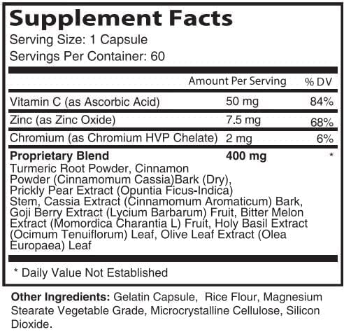 (5 Pack) SugarBalance Capsules Supplement Max Advanced Formula (300 Capsules)