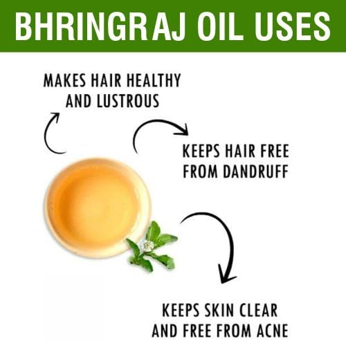 Bhringraj Oil (Eclipta alba) 100% Pure & Natural - Undiluted Uncut Cold Pressed Premium Oil Use for Aromatherapy, Skin Care & Hair - Therapeutic Grade - 30 ML by Salvia