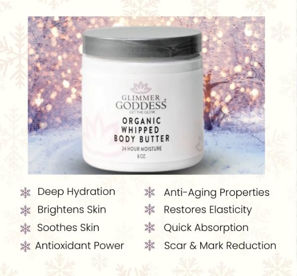 GLIMMER GODDESS Organic Whipped Body Butter (Coastal Reverie)