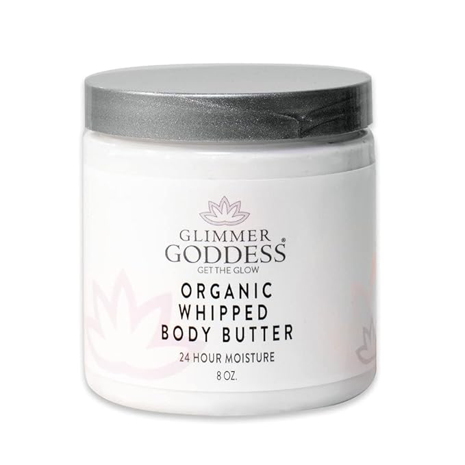 GLIMMER GODDESS Organic Body Butter - 8oz (Christmas Cookie)