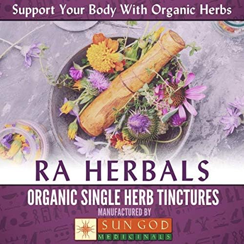 Ra Herbals Certified Organic Fresh Skullcap Tincture | Natural Herbal Extract | Soothing Blend 1 oz