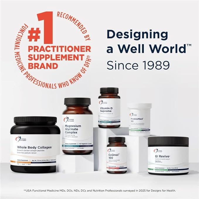 Designs for Health StressArrest - 300mg GABA with Glycine, Pantothenic Acid + Niacinamide (Vitamin B3) to Promote a Calm Stress Response - Non-GMO Gluten Free Supplement (90 Capsules)