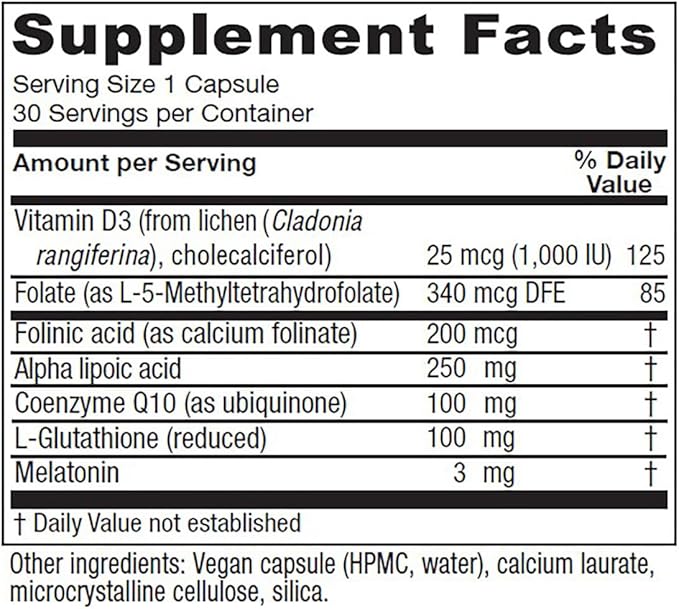 Vitanica Ovum P.M. - Egg Quality Support with Vitamin D3, Alpha Lipoic Acid & Melatonin - Works Best with Ovum A.M. - Herbal Dietary Supplement for Women's Health - Lady - 30 Vegan Caps