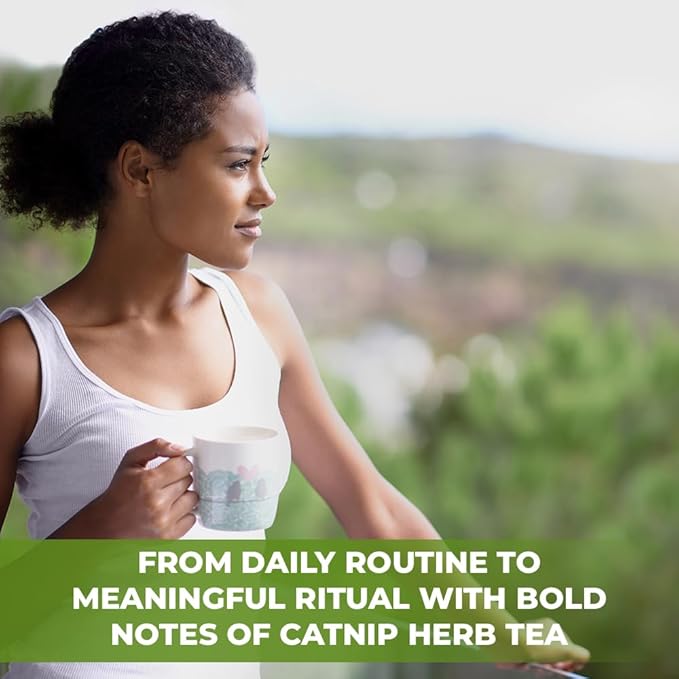 30 Bags Catnip Tea Catnip Herb Tea (Nepeta L.) - 30 Count 1.5g Bags Cat Nip Leaf Herb Hierba Gatera