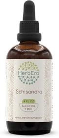 Schisandra B120 Alcohol-Free Herbal Extract Tincture, Concentrated Liquid Drops Natural Schisandra (Schisandra Chinensis) Dried Berry (4 fl oz)