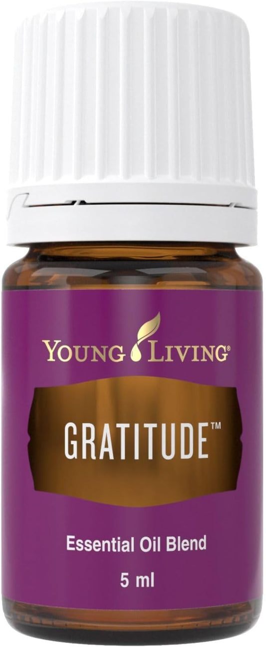 Young Living Essential Oil Blend | Refreshing & Soothing Aroma | 100% Pure Essential Oil for Home, Work, & Personal Use | Gratitude | 5 ml