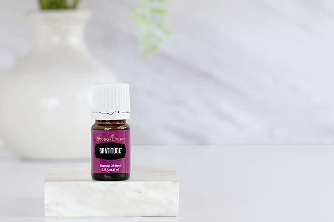 Young Living Essential Oil Blend | Refreshing & Soothing Aroma | 100% Pure Essential Oil for Home, Work, & Personal Use | Gratitude | 5 ml