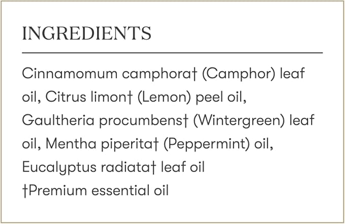 Young Living - Raven Essential Oil Blend 15 ml | Natural Breathing Support with a Cool Minty Aroma | Chest and Throat Relief | Inhalation Therapy | Aromatherapy Diffuser