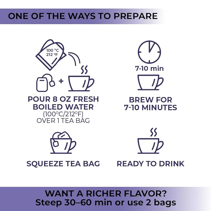 50 Bags Chaste Tree Berry Сhasteberry Tea Vitex Tea Herb (Vitex Agnus-Castus) - 50 Count 2 g Bags Chaste Tree Berry Herbal Vitex Sauzgatillo