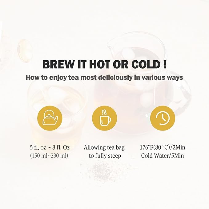 [Nokchawon] solomon seal tea & Brown Rice Tea | Toasted Korean Herbal Tea Blend | Nutty & Savory Flavor, korean food, Caffeine-Free, 50 Bags, 2.1oz(60g)