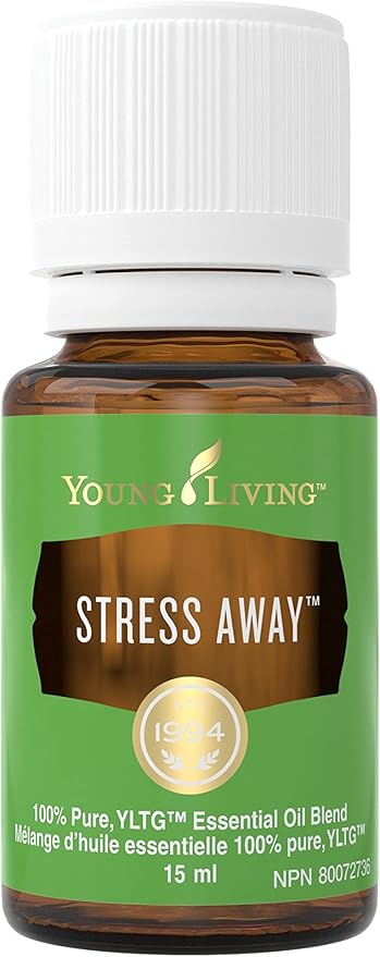 Young Living Essential Oil Blend | Refreshing & Soothing Aroma | 100% Pure Essential Oil for Home, Work, & Personal Use | Stress Away | 15 ml