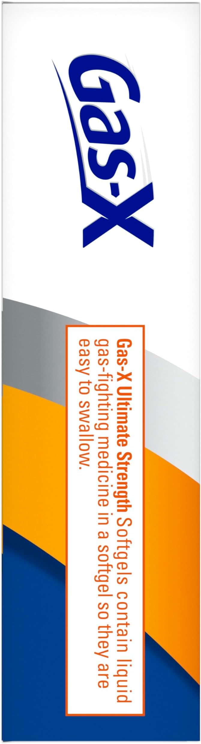 Gas-X Ultimate Strength Gas Relief Softgels with Simethicone 500 mg, Fast Bloating Relief, Anti-Gas, OTC Stomach & Intestinal Gas, Easy to Swallow, 20 Count