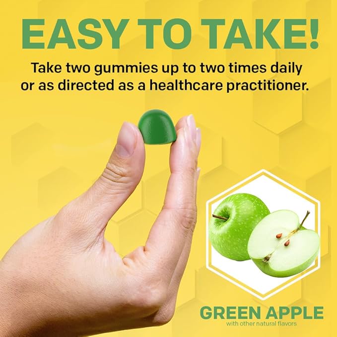 Zen Magnesium Gummies - 200mg Magnesium Citrate & 125mg Sensoril Ashwagandha Gummies - with L Theanine for Calm & Stress Support - Mag Citrate and Ashwagandha Supplement - 30 Green Apple Chewables