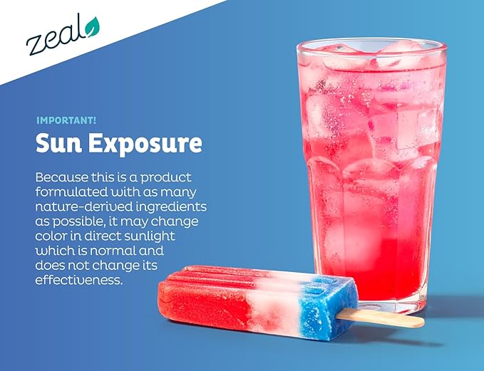 Zeal Electrolyte Powder - 90 Servings | Keto Electrolytes Powder | Zero Sugar, BCAAs, B-Vitamins | Potassium, Zinc, Magnesium | Hydration Powder Recovery Drink | Red White Blue Frozen Pop