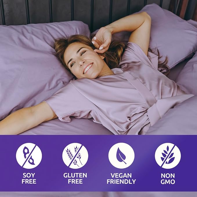 Zentastic Sleep Aid - Non Habit Forming for Healthy Sleep - Melatonin, Valerian, Suntheanine, Magnesium, Herbals, & More - Natural Sleep Aid for Adults - Sleeping Pills - Made in USA, 60 Capsules