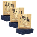 Varina Organic Peppermint Tea Tree Activated Charcoal Bar Soap - Gentle Cleansing for Sensitive Skin, Herbal and Mint - 3 Pack - Experience Healthy and Glowing Skin