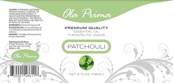 Ola Prima 4oz Patchouli Essential Oil