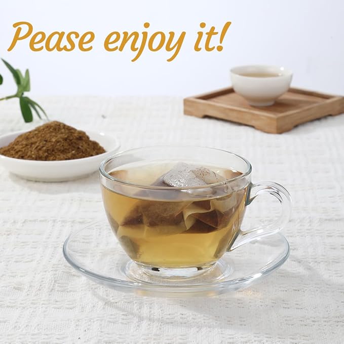 100 Premium Corn silk Tea Bags, Made with 100% Natural Corn Slik, Aromatic & Sweet, Support Kidney & Aid Digestion, No Additives & Caffeine Free.