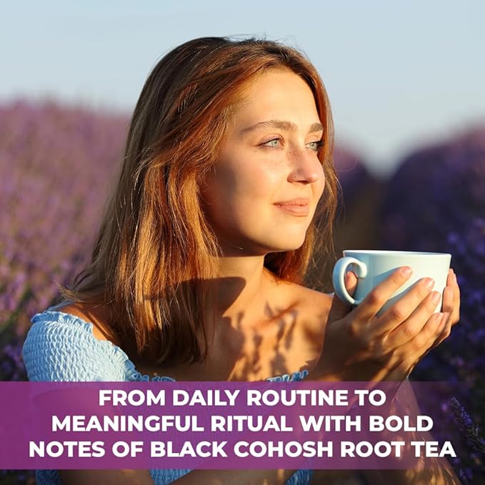 50 bags Black Cohosh Tea Black Cohosh Root Herbal Tea (Actaea racemosa) - 50 Count 2 g Tea Bags Herb Tea Cohosh