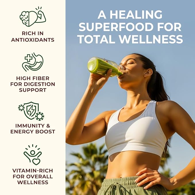 Gya Tea Co Moringa Powder 1.1lb (17.64 Oz) – 100% Pure & Tasty Moringa Oleifera Leaf Powder – Superfood for Smoothies, Drinks, Tea, Recipes – Great For Overall Wellness – Non GMO, Gluten Free, Vegan