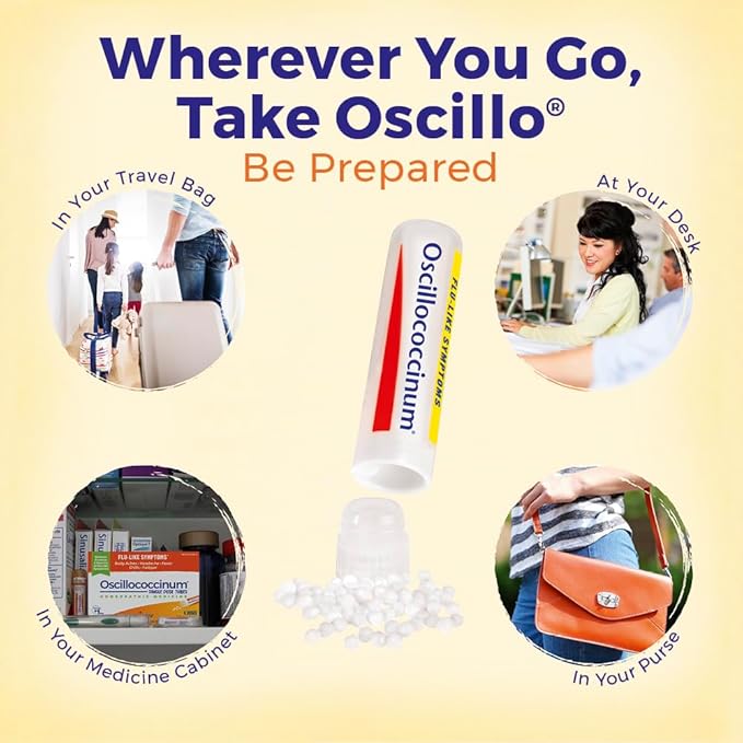Boiron Oscillococcinum for Relief from Flu-Like Symptoms of Body Aches, Headache, Fever, Chills, and Fatigue - 30 Doses
