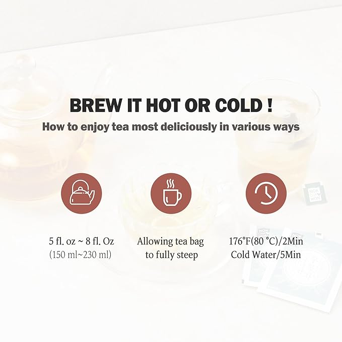 [Nokchawon] Burdock Root Tea, Burdock Tea, Pure Ingredient Herbal Tea from Korea, for Stocking Stuffers and White Elephant Gifts, 40 Count Tea Bags, 1.69oz(48g)