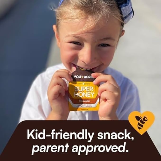 You Again Super Honey Wild Ginger Packets | Workout Clean Energy Gel Packs | Cycling, Endurance, Running Gel or Energy Snack | Paleo & Carnivore Snack | Gluten-Free | Made in USA | 8 Count