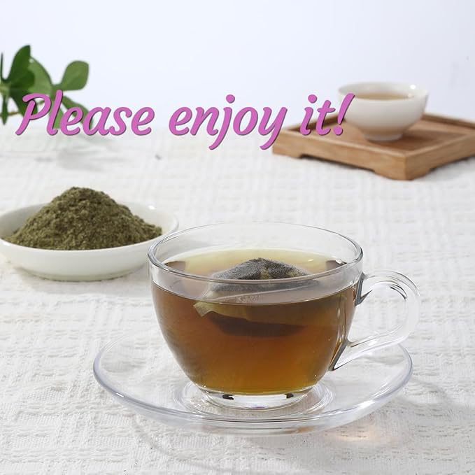 60 Premium Red Clover Tea Bags, Made with 100% Natural Red Clover Flowers & Herb, Rich in Antioxidants & Supports Wellness, No Additives & Caffeine Free.