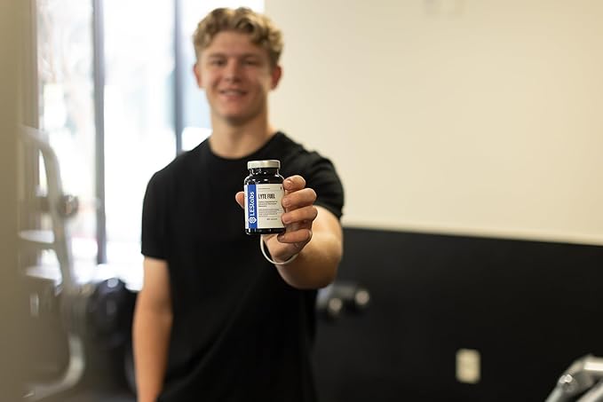 LES Labs Lyte Fuel – Electrolyte Replacement, Endurance, Performance, Muscle Cramping & Keto Support – Magnesium, Zinc, Potassium & Chromium – Non-GMO Supplement – 100 Capsules