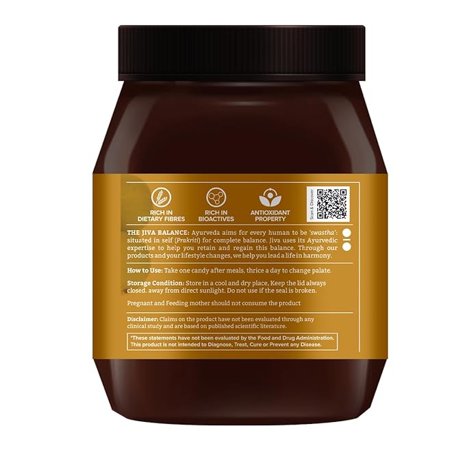 Jiva Ayurveda Chatpata Amla Candy Saled & Spicy Gooseberry Candy For All Age Groups -400g (Pack of 2)