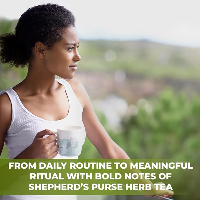1.8 oz. Shepherds Purse Herb Bulk Herbal Tea Shepard Purse Herb (Capsella Bursa-Pastoris) - 50g Tea Bolsa De Pastor