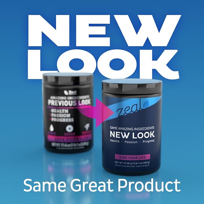 Zeal Electrolyte Powder - 90 Servings | Keto Electrolytes Powder | Zero Sugar, BCAAs, B-Vitamins | Potassium, Zinc, Magnesium | Hydration Powder Recovery Drink | Peach Mango